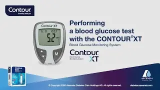 How to perform a blood glucose test | CONTOUR XT | mmol/L | UK & Ireland (en_UK_IE)