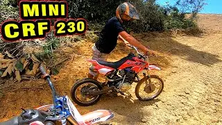 ROLÊ na MINI CRF 230 - Ficou muito FORTE