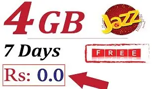 Jazz 4GB Free Internet Trick 2019 || 100% Working new free internet trick 2019