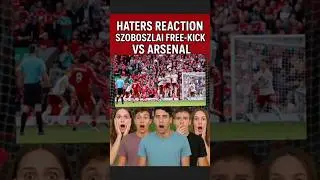 🔥 HATERS REACT to Szoboszlai&rsquo;s INSANE Free-Kick Winner  😱 #shorts #liverpool #liverpoolfc #reaction