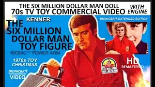HD REMASTERED THE SIX MILLION DOLLAR MAN (LEE MAJORS) WITH ENGINE USA TV TOY COMMERCIAL /ADVERT