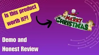 9.5 FT Christmas Inflatable Merry Christmas Sign - Is the decoration worth it? Unboxing and Install