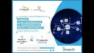 Rendez-vous de l'industrie 4.0 sur le no-code - intervention de Luc Leroy
