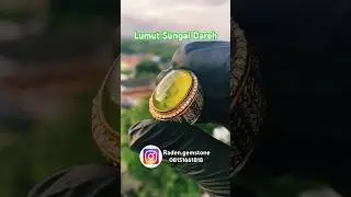 Lumut Sungai Dareh Ring Perak, Size Medium #gemstone #batuakik #sungaidareh #lumutaceh #batucincin