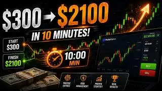 Pocket Trading: $300 → $2100. Binary Options for Beginners.