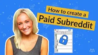 How to create a paid subreddit | Monetize a reddit community!