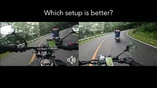 Osmo Action 1 x Gopro Hero 10 // Motovlog setup