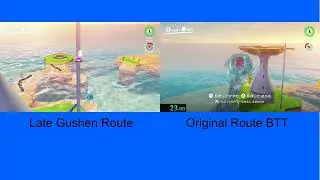Late Gushen APGF - New Route Comparison