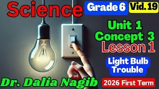 ساينس سادسة ابتدائى ترم اول  𝐆𝐫𝐚𝐝𝐞 6  Science  𝐂𝐨𝐧𝐜𝐞𝐩𝐭 3  𝐋𝐞𝐬𝐬𝐨𝐧 1