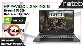 HP Pavilion Gaming 15-ec2 - Days Gone Gameplay Benchmark (Ryzen 5 5600H, GTX 1650)