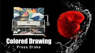 Colored Drawing! WC67K-400T4000&nbsp;NC Press&nbsp;Brake Machine&nbsp;with&nbsp;Adjustable U-Shape Bending Tool