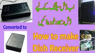 How to make a dish receiver | making dish receiver for dish settings