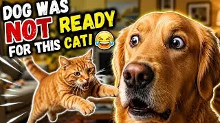 Funny Dog vs Cat 😂 | Dog Confused, Cat Wins 😼🐶