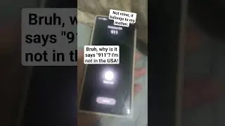 911? (Don't try to call 911/Emergency Services by accident if you don't cancel) #shorts (Read Desc)