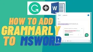 How to install grammarly in MS word | how to add grammarly to word |  Download Grammarly Extension