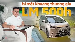 Lexus LM 500h đột nhập khoang thương gia hiếm có trên xe sang.
