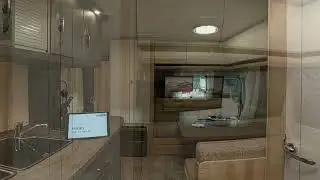 Innenaufnahme Wohnwagen Hobby De Luxe 440 SF Modelljahr 2024