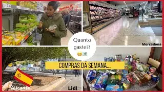 🇪🇸  VLOG compras da Semana / lidl / mercadona