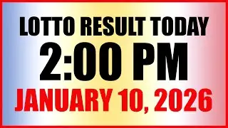 Lotto Result Today 2pm Draw January 10, 2026 Swertres Ez2 PCSO