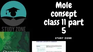 some basic concepts of chemistry class 11 part 5 CBSE (studyzone)