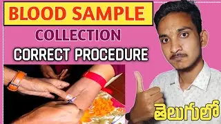 Blood Sample Collection In Telugu | Sample Collection | Akhil mlt | Lab