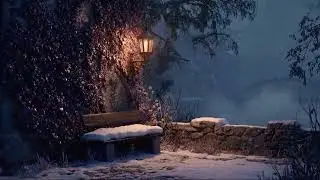 Medieval Christmas Lantern: One Hour Calm Stone Bridge Ambience