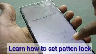 How to set pattern lock in Vivo Y81