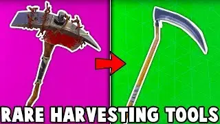 TOP 5 RAREST HARVESTING TOOLS in Fortnite! (0.003% of people have these pickaxes)