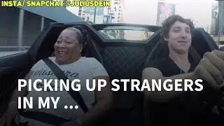 PICKING UP STRANGERS IN MY LAMBORGHINI!Instagram @juliusdein | Julius Dein 🔥🔥