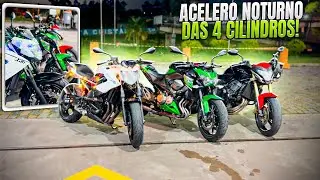 XJ6 BRANCA - HORNET - Z800 NO PI&Atilde;O NOTURNO - 4K