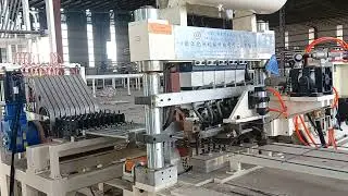 Wire mesh welding machine Electrical automation testing  trial  successful