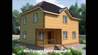 Орешки - проект дома из бруса S=142 кв.м.