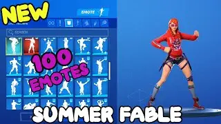 Fortnite Summer Fable with all Top Fortnite Dances & Emotes
