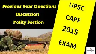 UPSC CAPF AC EXAM 2015: POLITY QUESTIONS