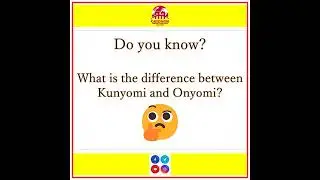 🤔 What is the difference between kunyomi and onyomi? @kakehashisensei