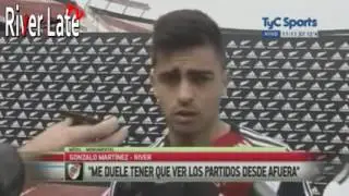 Mart&iacute;nez   Me duele verlo desde afuera    RiverLateTV