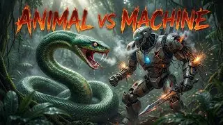 Snake vs Robot Jungle Attack 🐍🤖 | Cinematic Documentary 2026 | AI VFX Battle #viral