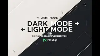 Implement dark mode light mode toggle in your project under 9 minute.