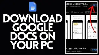How to Download Google Docs on PC 2024 (QUICK & EASY!) | Google Docs Download on PC