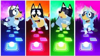 BLUEY 🆚 BINGO 🆚 ROBO BINGO 🆚 BLEUY MOVE MUSIC 🎼🎶 TILES HOP EDM RUSH GAME