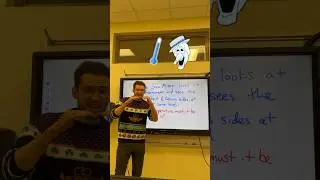 What temperature is the same number in Fahrenheit and Celsius? #math #algebra