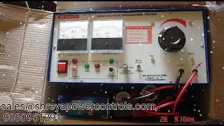 HV Tester | Megger | Electrical Testing Inst. | Testing Equipment's Supply by Shreya Power Controls