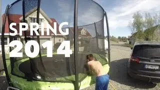 Spring Trampoline Tricks 2014! ( Triples, 1440, ETC)