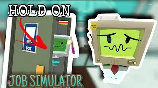 these are bots acting mad strange in job simulator