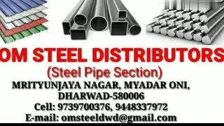 #Steeldealers #dharwad OM STEEL DISTRIBUTORS DHARWAD Cell: 9739700376 #Bizzguide