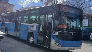 Otokar kent 290h açık kalorifer az motor sesi ve voith şanzıman sesi ile yolculuk 