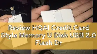 Review HQAI Credit Card Style Memory U Disk USB 2.0 Flash Drive Custom Made In Stick 8GB 16GB 32GB
