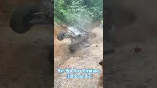Rzr Pro R hits Airplane hill for a second try!! #offroad #Windrockpark #PolarisRZR #ProR #37s