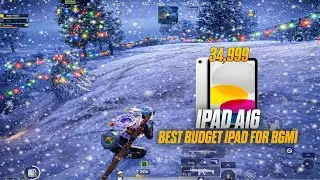 iPad 11 A16 BGMI Graphics Test (SMOOTH+ EXTREME) 🔥 | PUBG Mobile Gaming 2025 | With Best Sensitivity