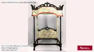 English Antique Four-poster Gothic Beds for Sale